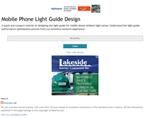 Tablet Screenshot of mobilephonelightguide.blogspot.com
