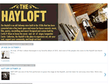 Tablet Screenshot of haylofthouseconcerts.blogspot.com