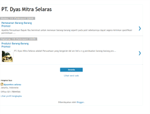 Tablet Screenshot of dyasmitra-selaras.blogspot.com