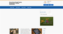 Desktop Screenshot of freebooksanbusiness.blogspot.com