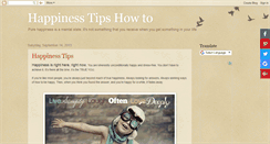 Desktop Screenshot of happiness-tips-how-to.blogspot.com
