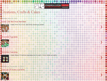 Tablet Screenshot of creationscraftscakes.blogspot.com