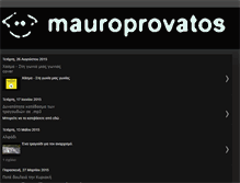 Tablet Screenshot of mauroprovatos.blogspot.com