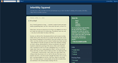 Desktop Screenshot of infertilitysquared.blogspot.com