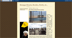 Desktop Screenshot of batangasresortsinfo.blogspot.com