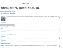 Tablet Screenshot of batangasresortsinfo.blogspot.com