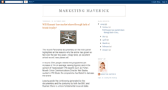 Desktop Screenshot of marketingmaverick17.blogspot.com