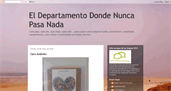 Desktop Screenshot of eldepartamentodondenuncapasanada.blogspot.com