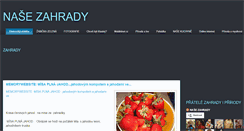 Desktop Screenshot of nasezahrady.blogspot.com