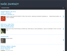 Tablet Screenshot of nasezahrady.blogspot.com