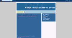 Desktop Screenshot of hardincitizensunited.blogspot.com