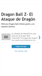 Mobile Screenshot of dbz-el-ataque-de-dragon1.blogspot.com