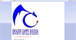 Desktop Screenshot of dragongamesbolivia.blogspot.com