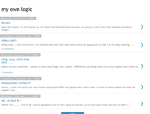 Tablet Screenshot of myownlogic.blogspot.com
