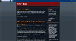 Desktop Screenshot of faithsedge.blogspot.com