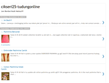 Tablet Screenshot of cikseri25-tudungonline.blogspot.com