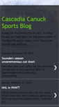 Mobile Screenshot of cascadiacanucksportsblog.blogspot.com