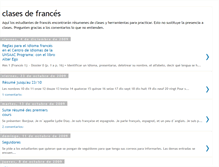 Tablet Screenshot of clasesdefrancesnativa.blogspot.com