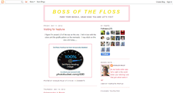 Desktop Screenshot of bossofthefloss.blogspot.com