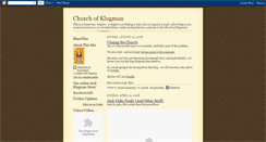 Desktop Screenshot of churchofklugman.blogspot.com