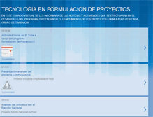 Tablet Screenshot of formulaciondeproyectos2012.blogspot.com