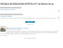 Tablet Screenshot of eeestetica1bolivar2009.blogspot.com