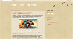 Desktop Screenshot of musiques-en-vrac.blogspot.com