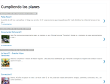 Tablet Screenshot of cumpliendolosplanes.blogspot.com