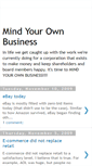 Mobile Screenshot of mindyourown-business.blogspot.com