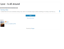 Tablet Screenshot of love-isallaround.blogspot.com