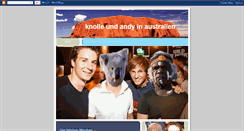 Desktop Screenshot of andyinaustralien.blogspot.com