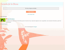Tablet Screenshot of escueladeladiosa.blogspot.com