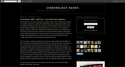 Desktop Screenshot of cinderblockhands.blogspot.com