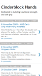 Mobile Screenshot of cinderblockhands.blogspot.com