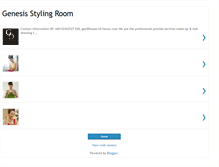 Tablet Screenshot of genesistylingroom.blogspot.com
