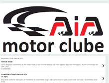 Tablet Screenshot of aiamotorclube.blogspot.com