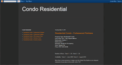 Desktop Screenshot of condoresid.blogspot.com