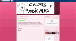 Desktop Screenshot of coloresmusicales.blogspot.com