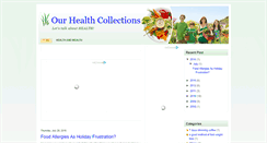 Desktop Screenshot of my-health-collections.blogspot.com