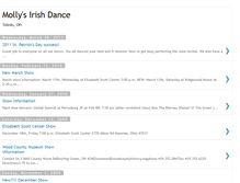 Tablet Screenshot of mollysirishdance.blogspot.com