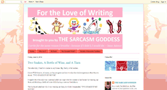 Desktop Screenshot of 4theluvofwriting.blogspot.com