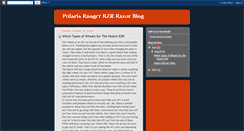 Desktop Screenshot of polarisrangerrzrrazor.blogspot.com