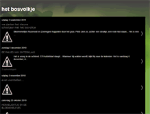 Tablet Screenshot of bosvolkje.blogspot.com