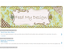Tablet Screenshot of feedmydesign.blogspot.com