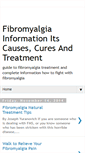 Mobile Screenshot of fibromyalgiainformationguide.blogspot.com