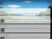 Tablet Screenshot of living-a-life-less-ordinary.blogspot.com