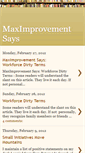 Mobile Screenshot of maximprovement.blogspot.com