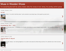 Tablet Screenshot of musesinwoodenshoes.blogspot.com