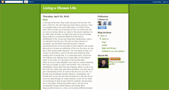 Desktop Screenshot of livingachosenlife.blogspot.com