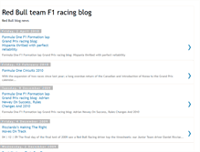 Tablet Screenshot of f1redbullteam.blogspot.com